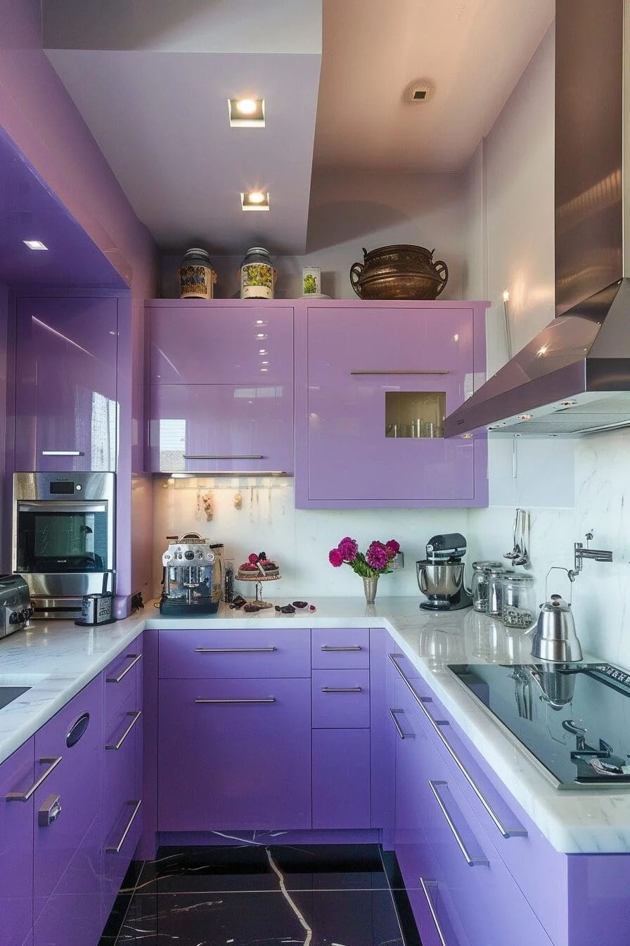 Lavender Cabinets