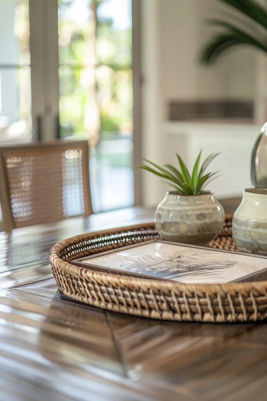 Wicker Serving Tray