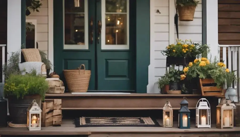 Rustic Wooden Crate Shelving