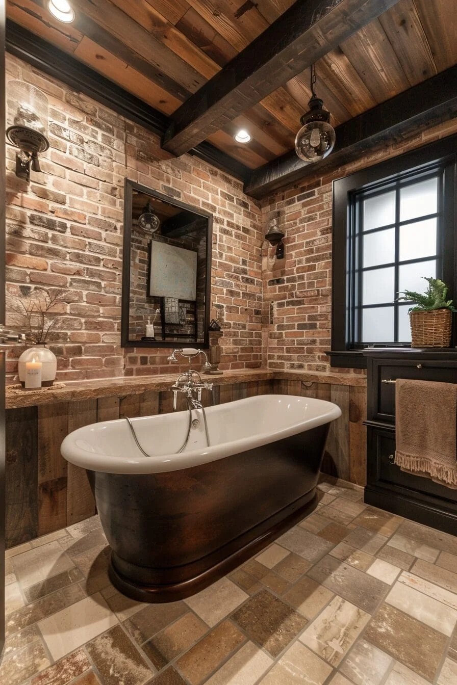 Exposed Brick Accent