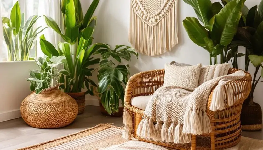 Tasseled textured throws