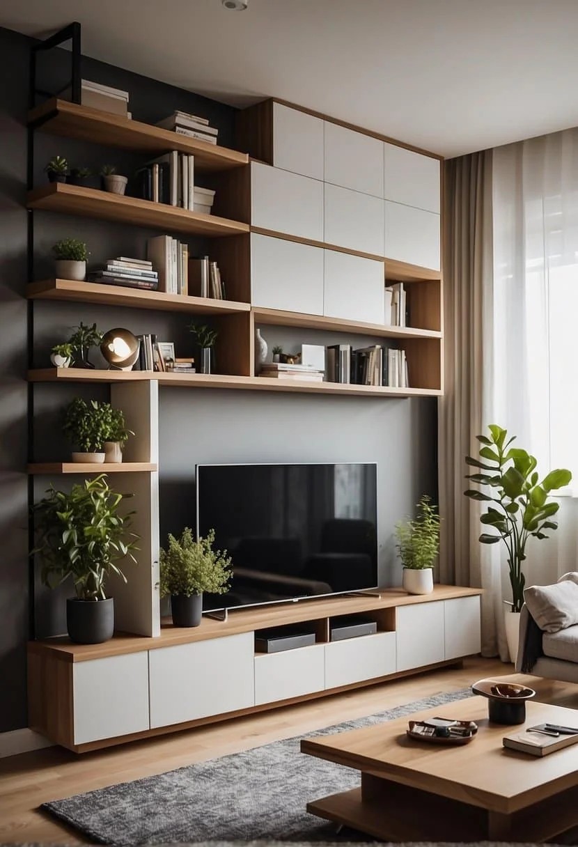 Implement Hidden Storage Solutions in Your Small Living Room