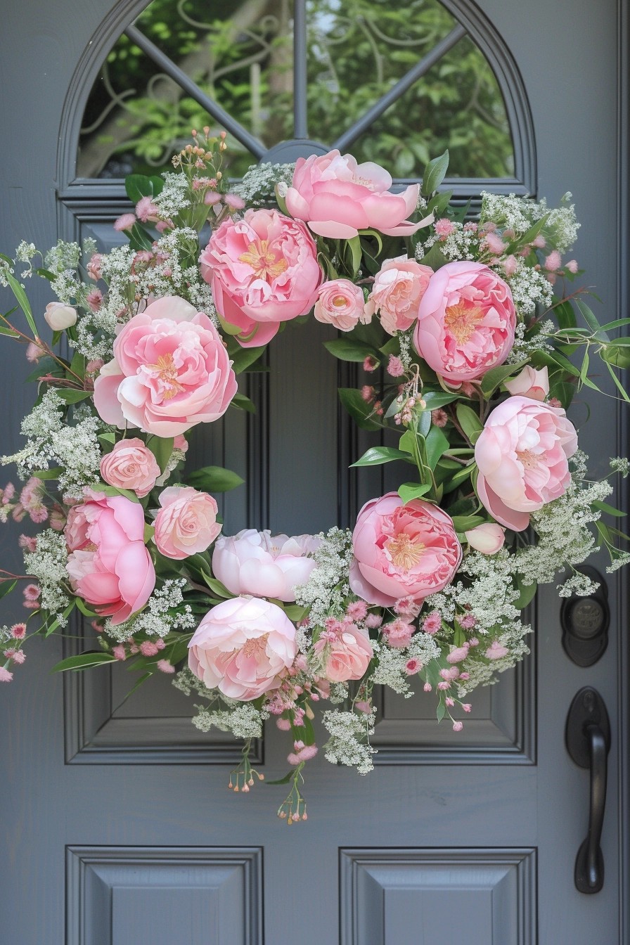 Blushing Blossom Wreath