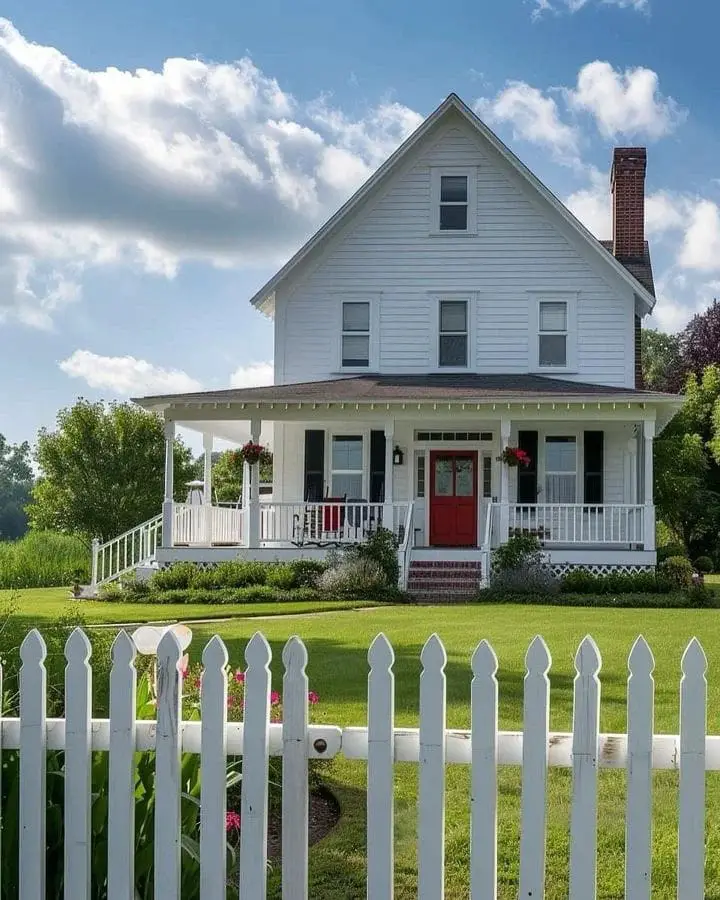 Farmhouse Garden Picket Fence