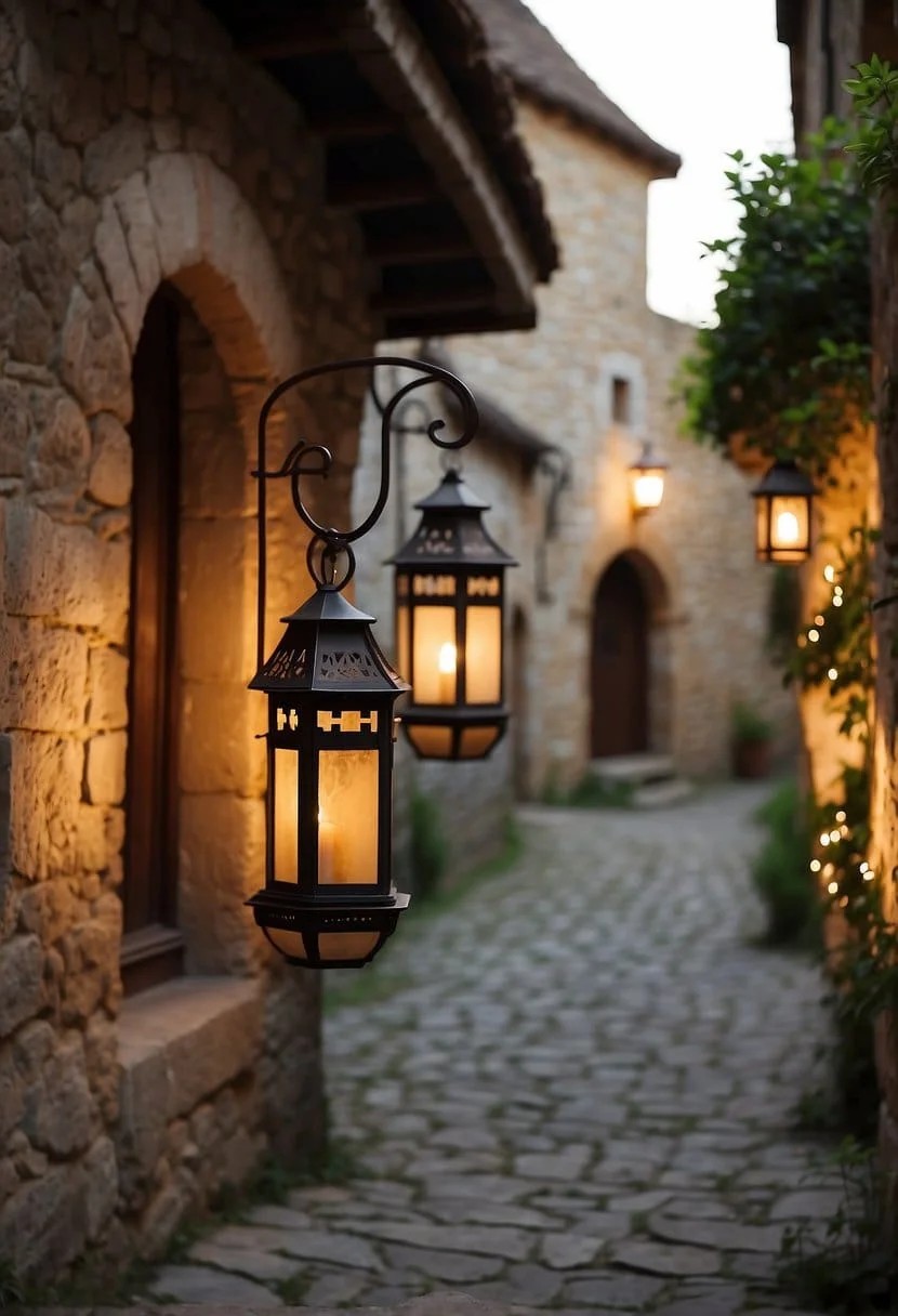 Medieval Castle Inspired Candle Lanterns