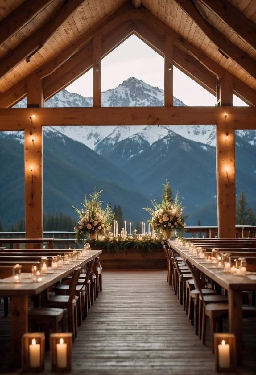 A Small Wedding at A Mountain Lodge