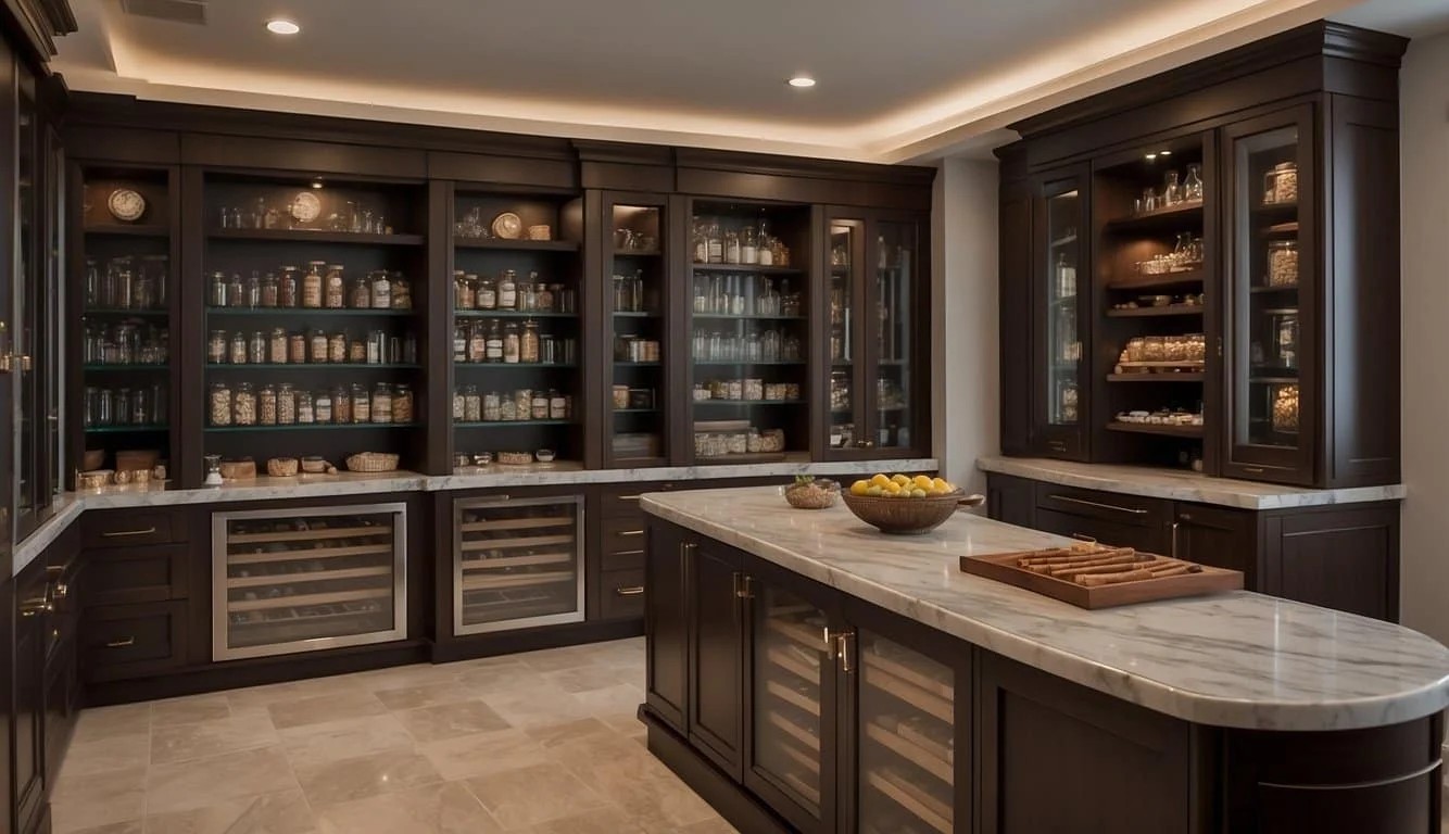 Design a Butler’s Pantry with a Climate-Controlled Cigar Humidor