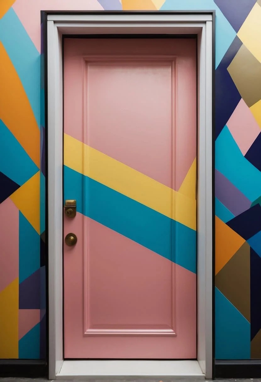 Contact Paper to Jazz up A Plain Door