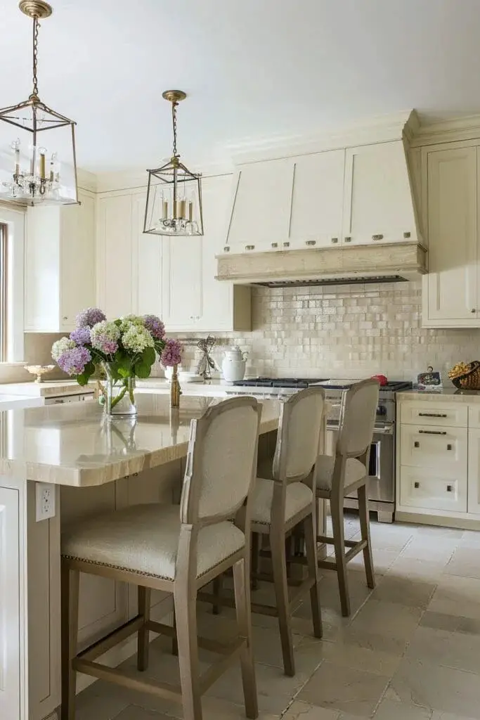 Creamy Beige Backsplash