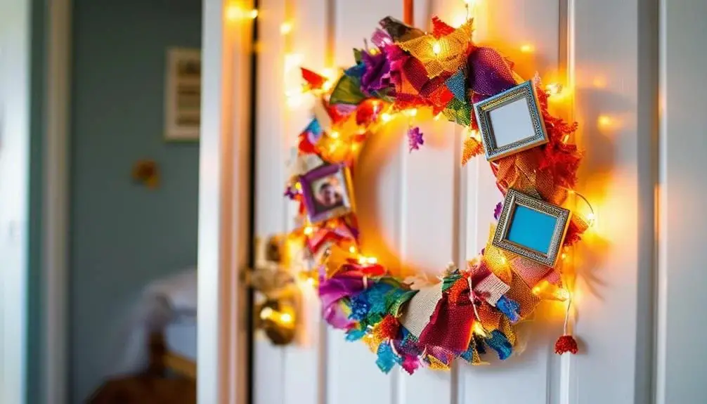 Personalized door wreath