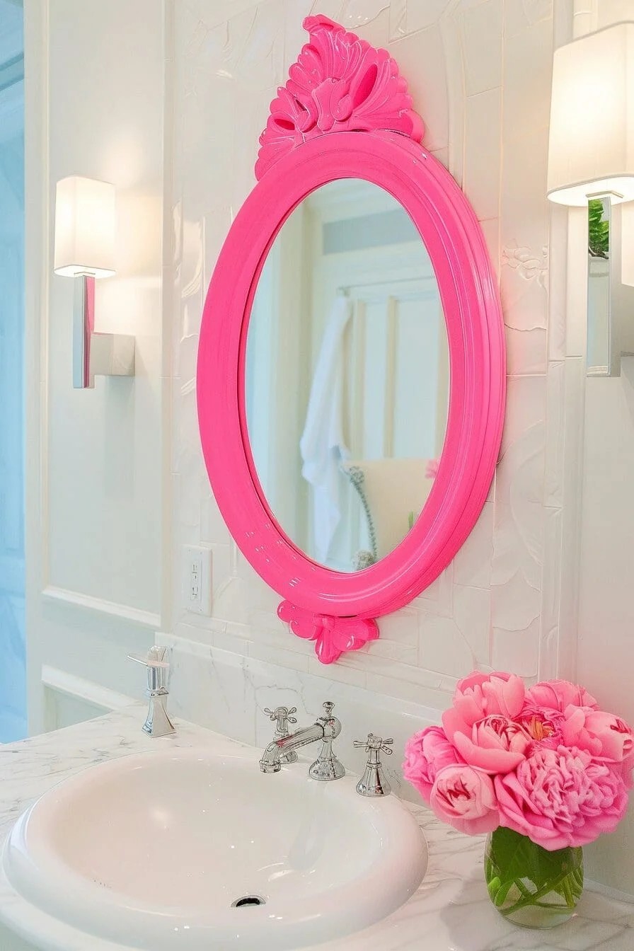 Bubblegum Pink Mirror