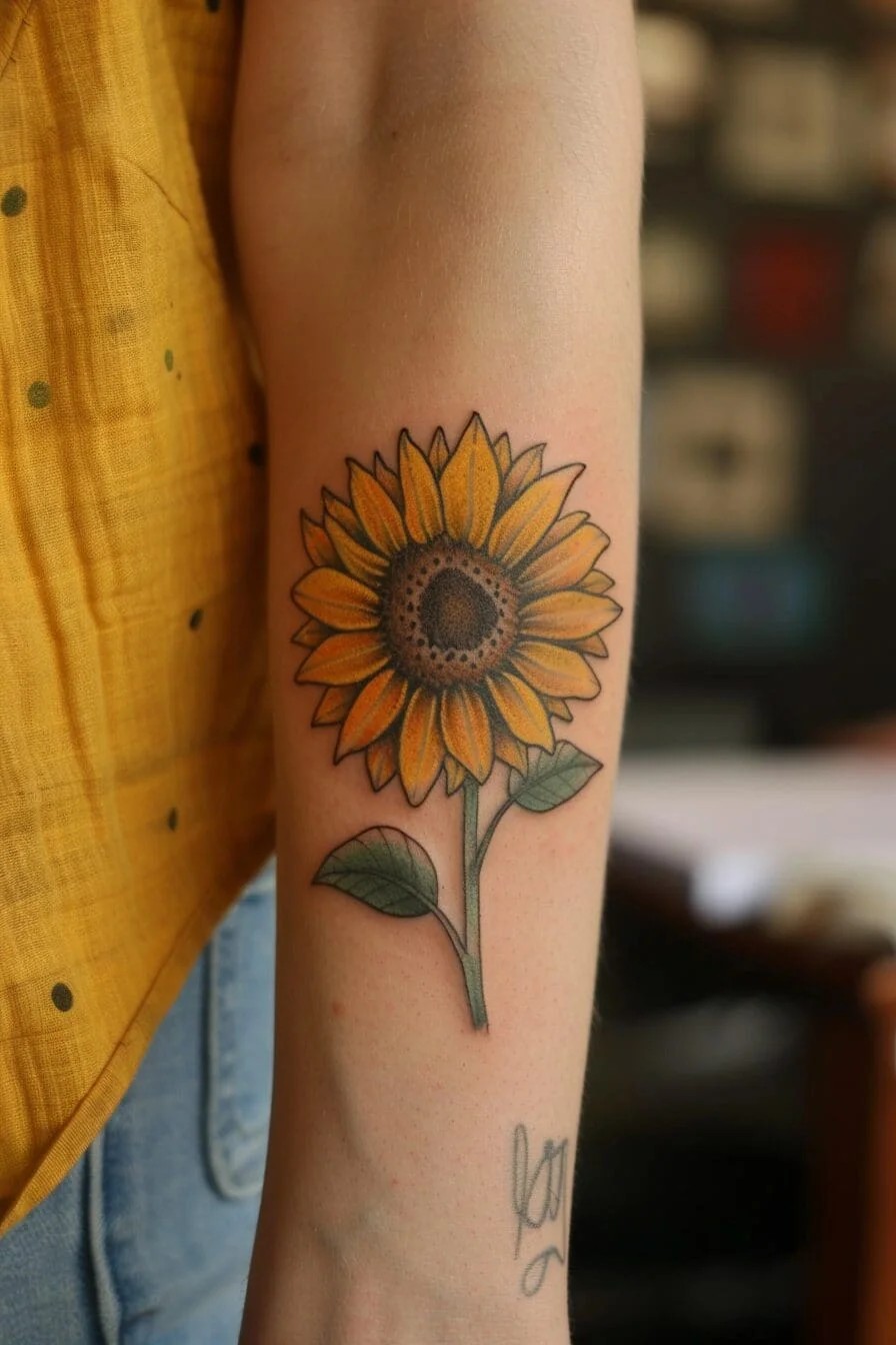 Sunflower Tattoo