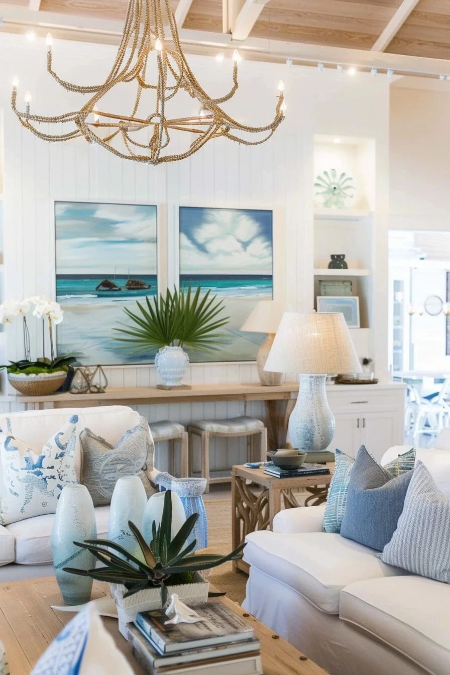 Coastal Blue Pillows