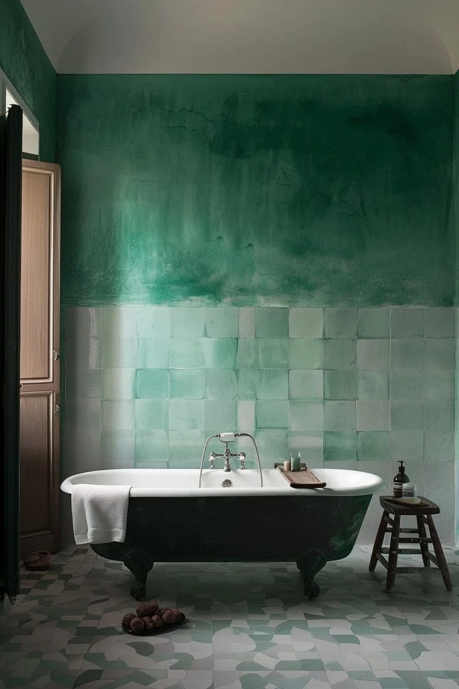 Green Ombre Walls