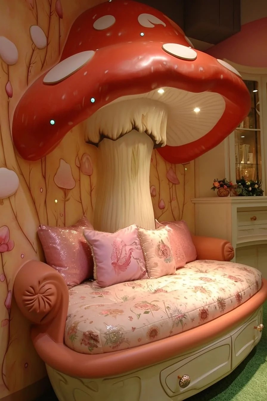 Buy A Bed Shaped Like a Mushroom