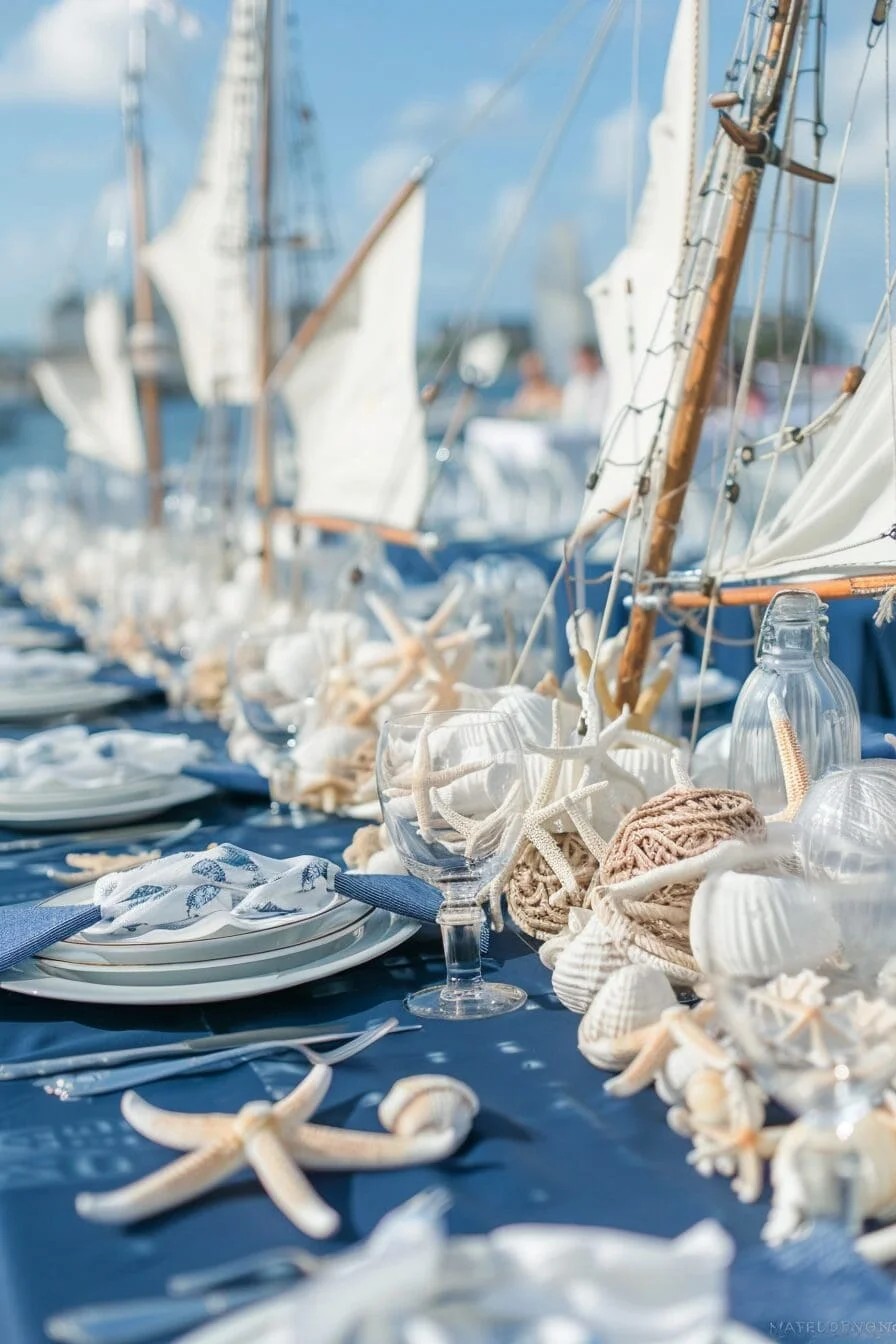 Nautical-Themed Wedding