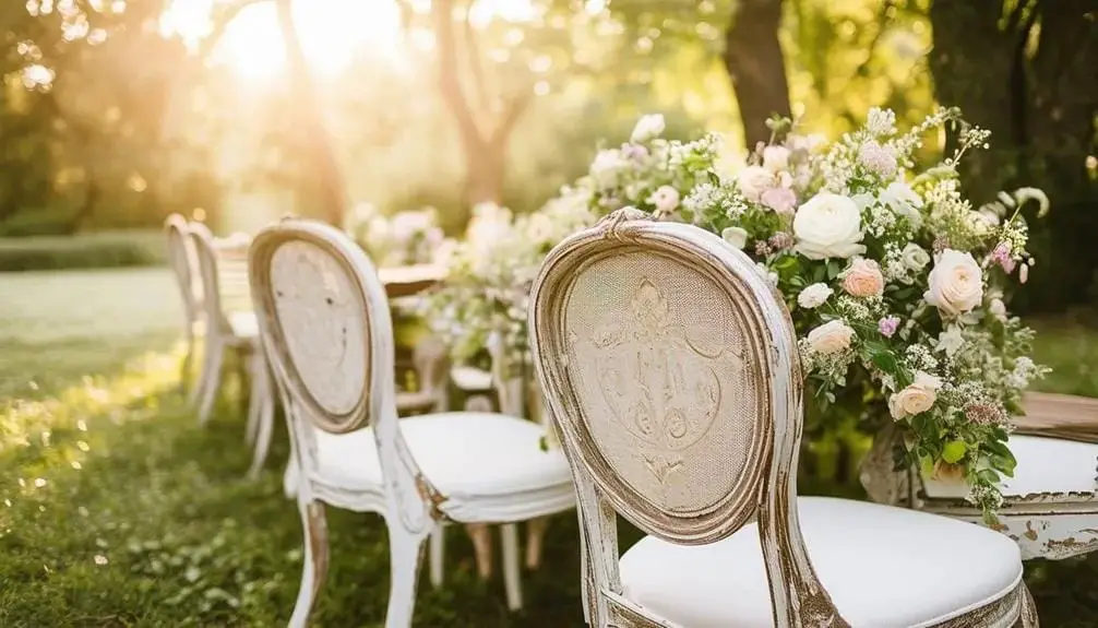 Vintage Chairs for Wedding Space