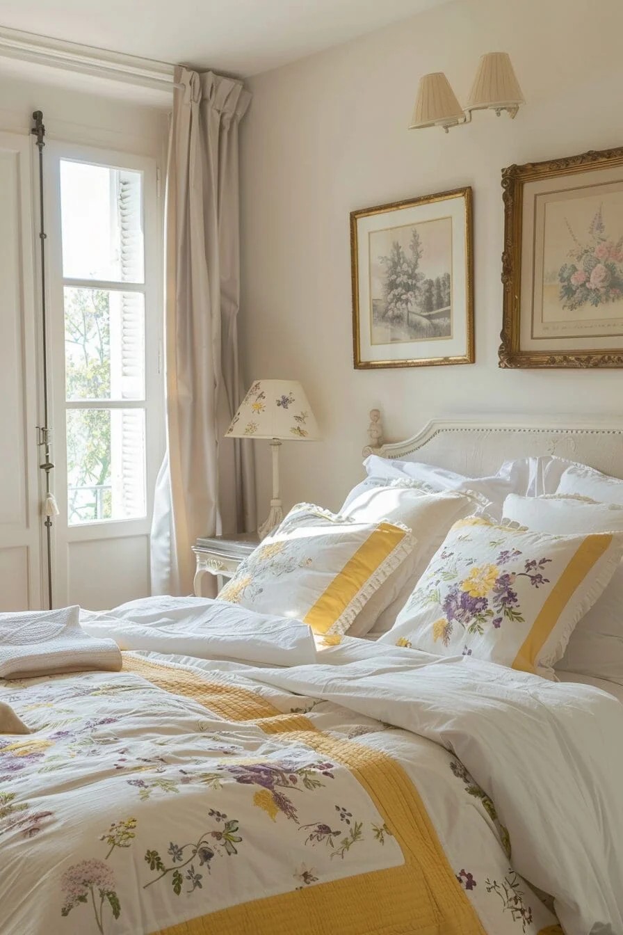 Yellow and Lavender French Countryside Inspired