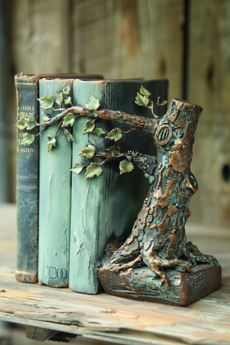 Whimsical Bookends for Shelf Flair