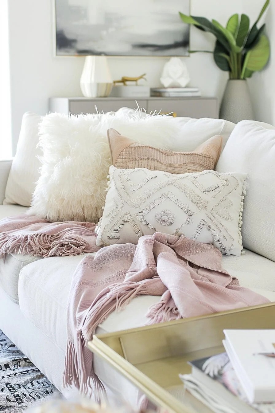 Pink Throw Blanket