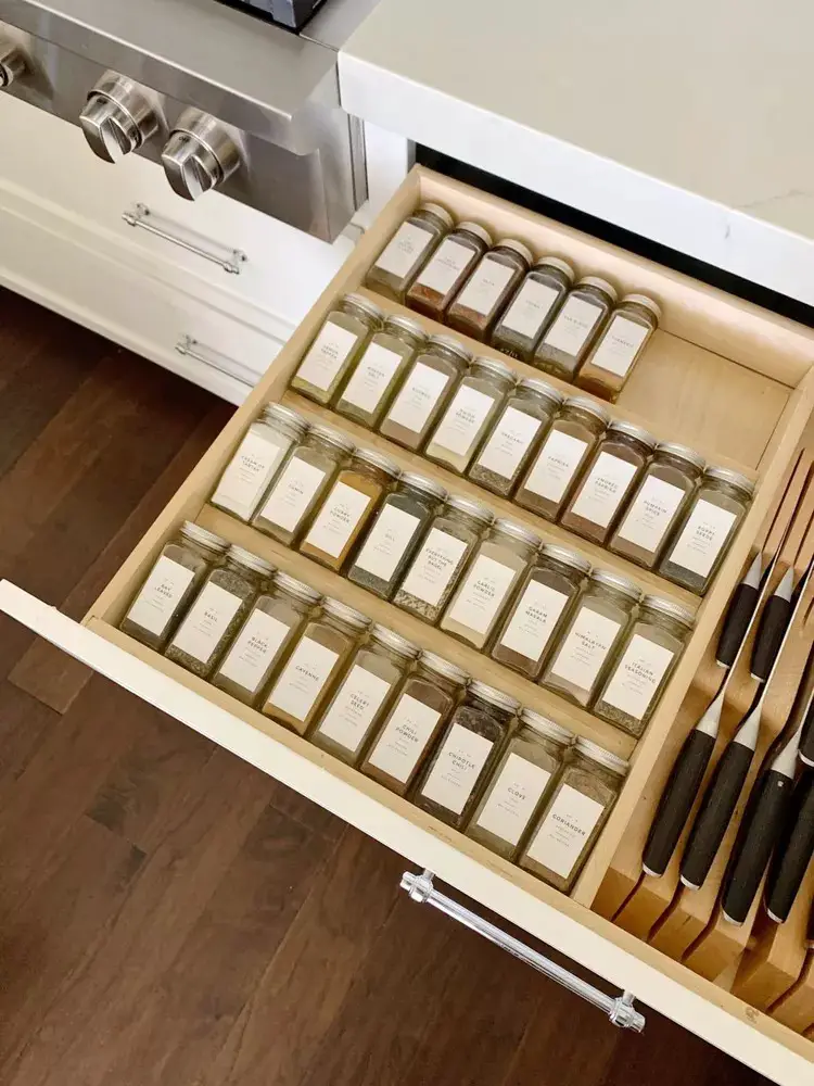 Add a Spice Storage Drawer