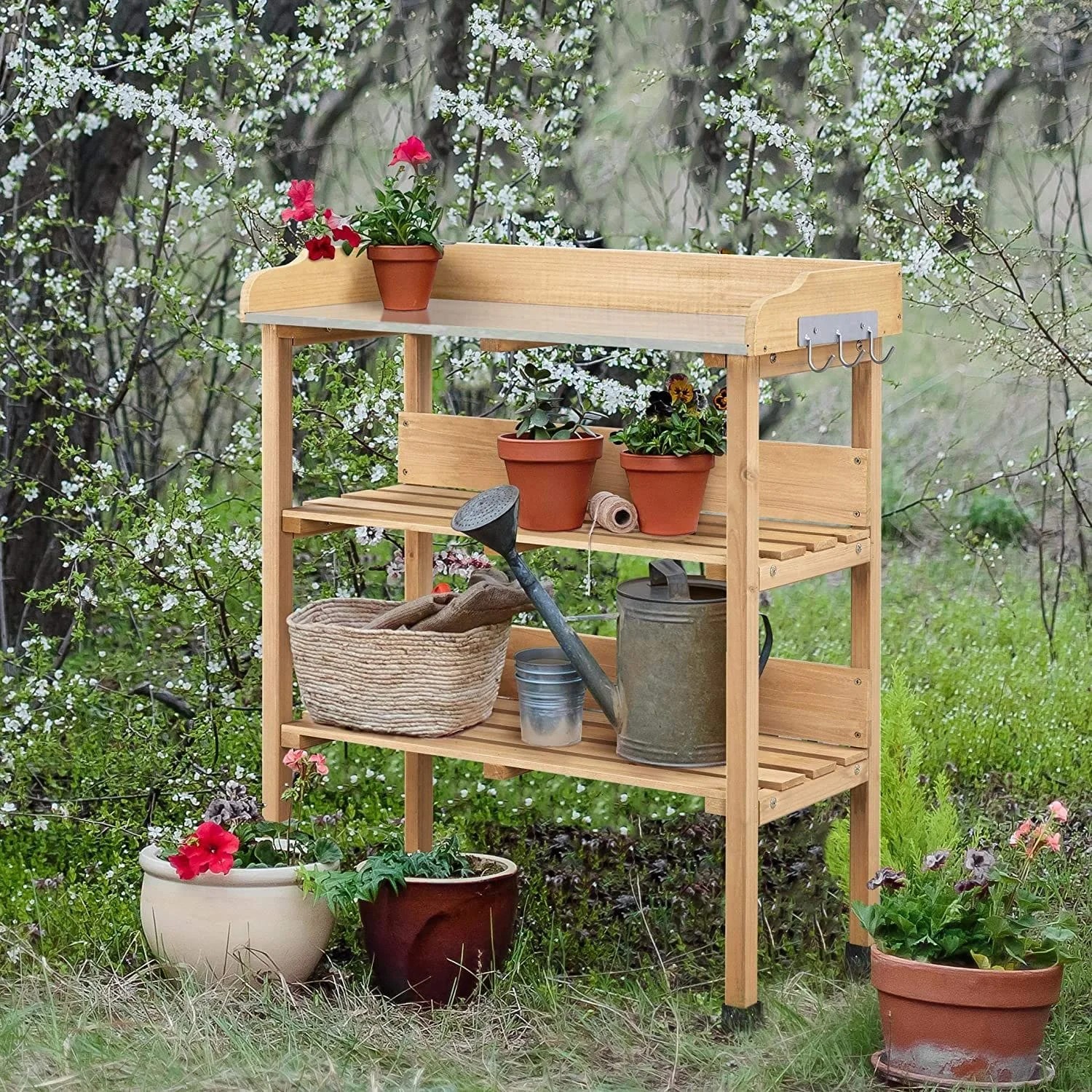 Double-Duty Potting Bench