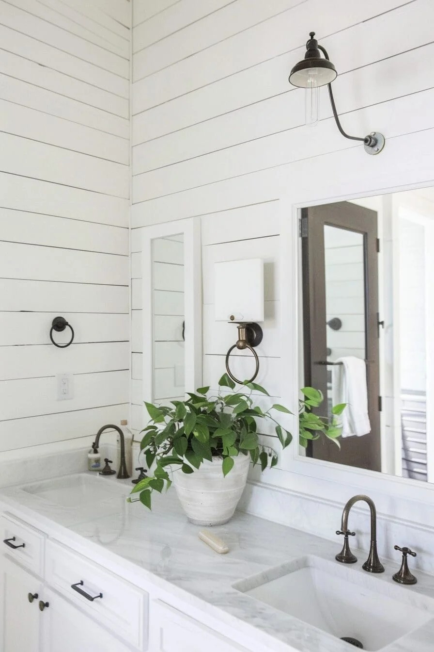 Shiplap Accent Wall