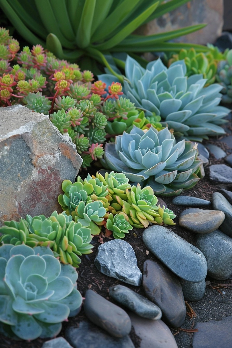 Create a Pebble and Succulent Rock Garden