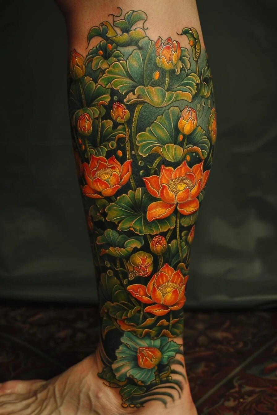 Japanese Flower Tattoo