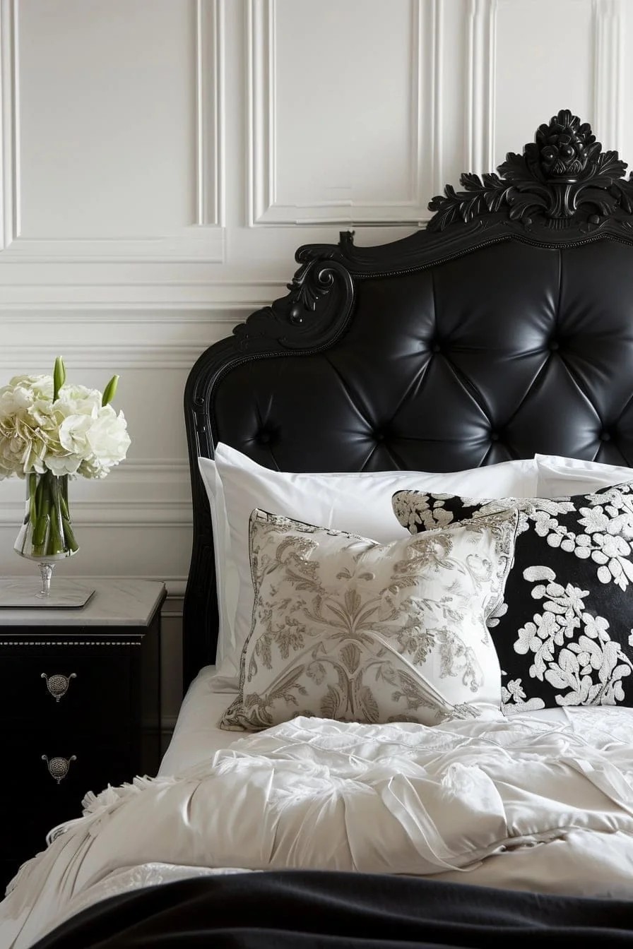 Use a Black Headboard