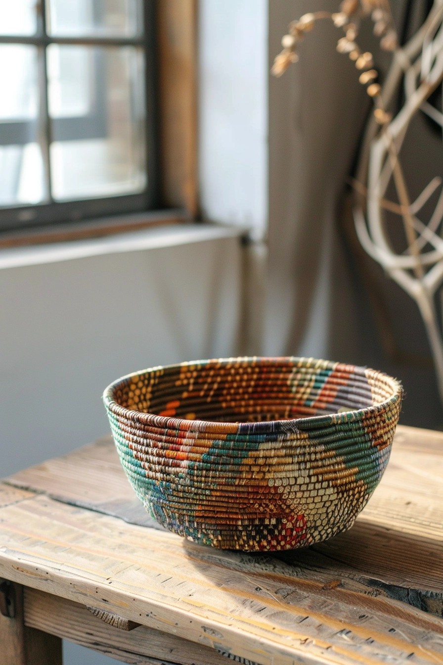 Handwoven Basket for Warmth & Texture