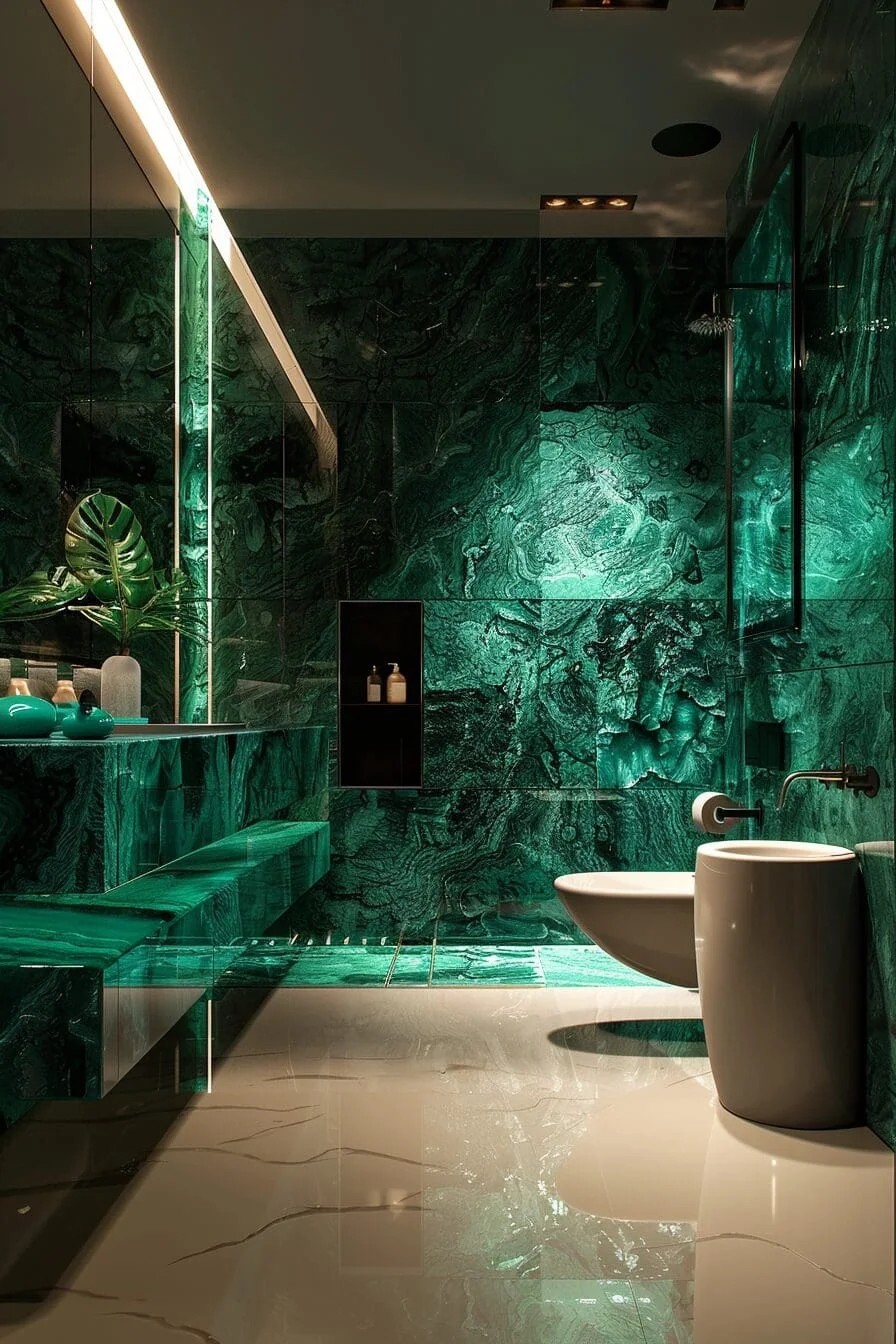 Malachite-Inspired Surfaces