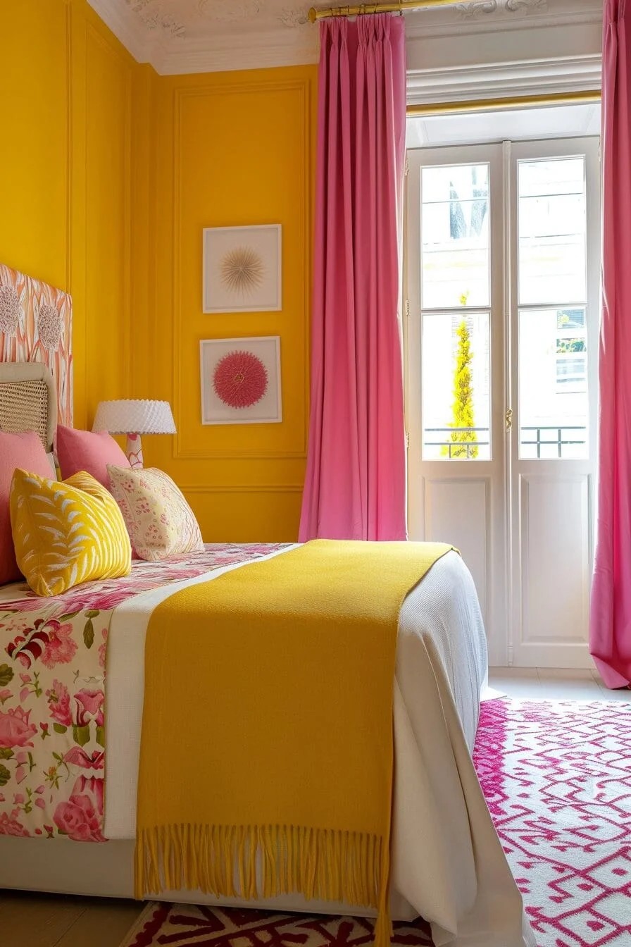 Yellow and Pink Playful Palette