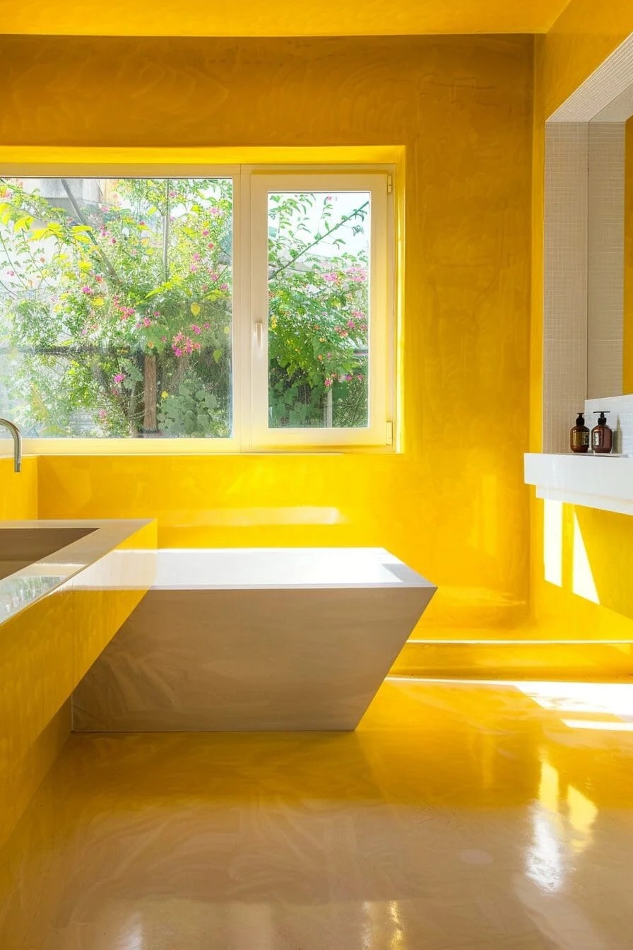 Sunny Yellow Walls