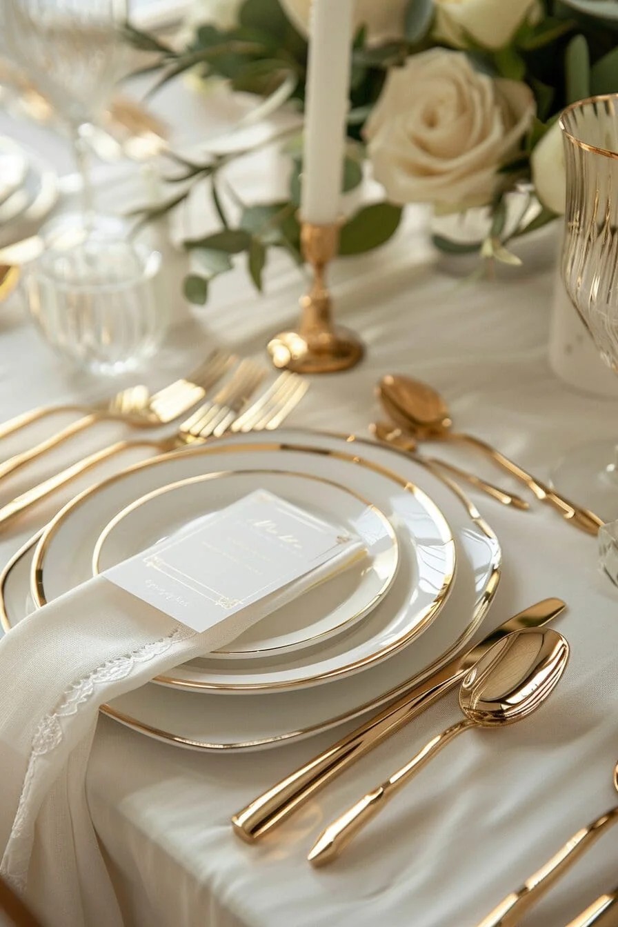 Gold Flatware