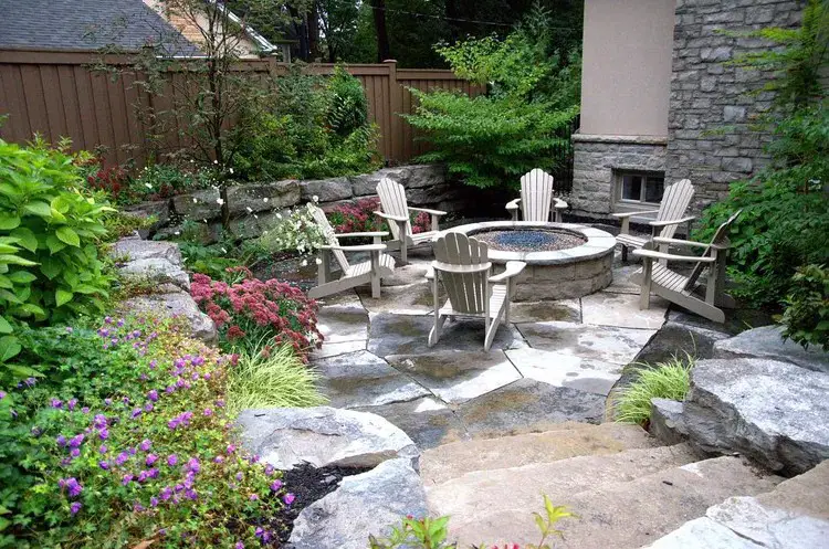 Savor a Sunken Patio