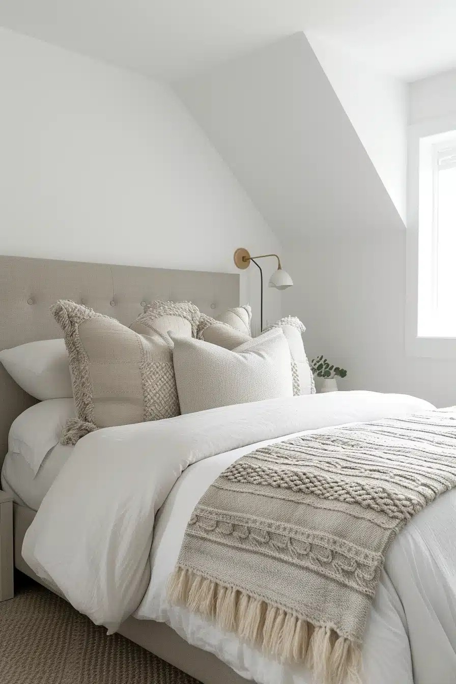 Scandinavian Grey Headboard