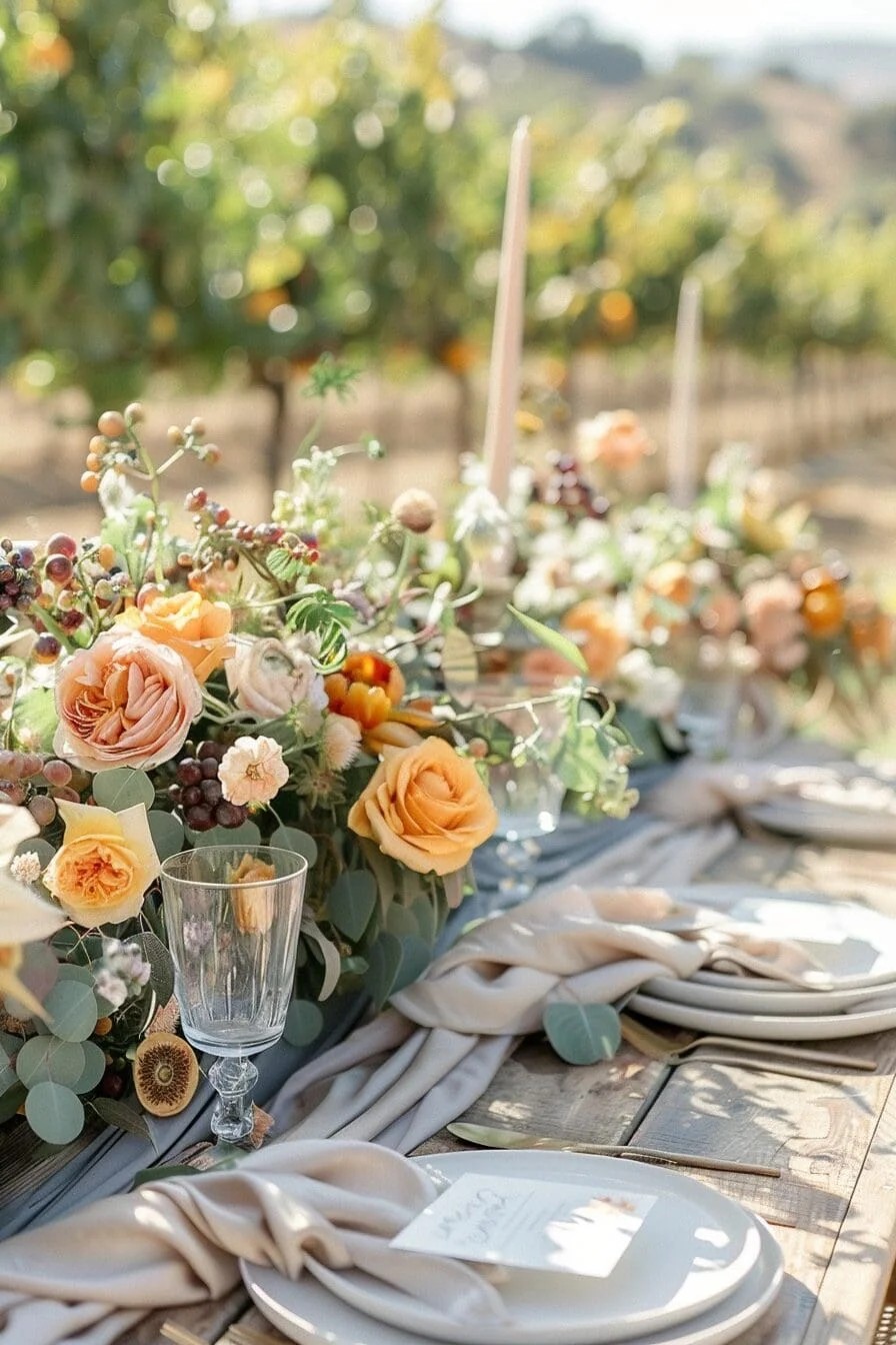 A Small Wedding at A Family-Owned Vineyard