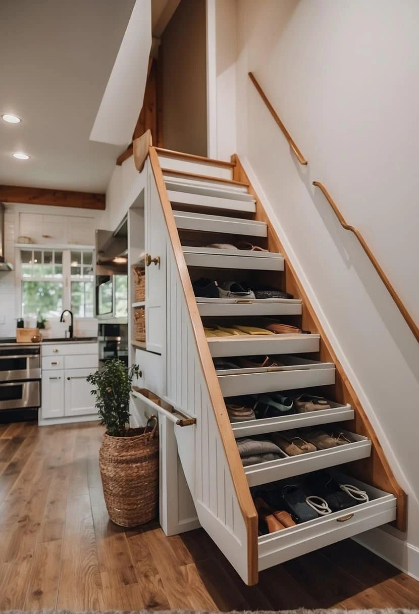 Maximize Tiny-House Storage with Under-Stair Drawers