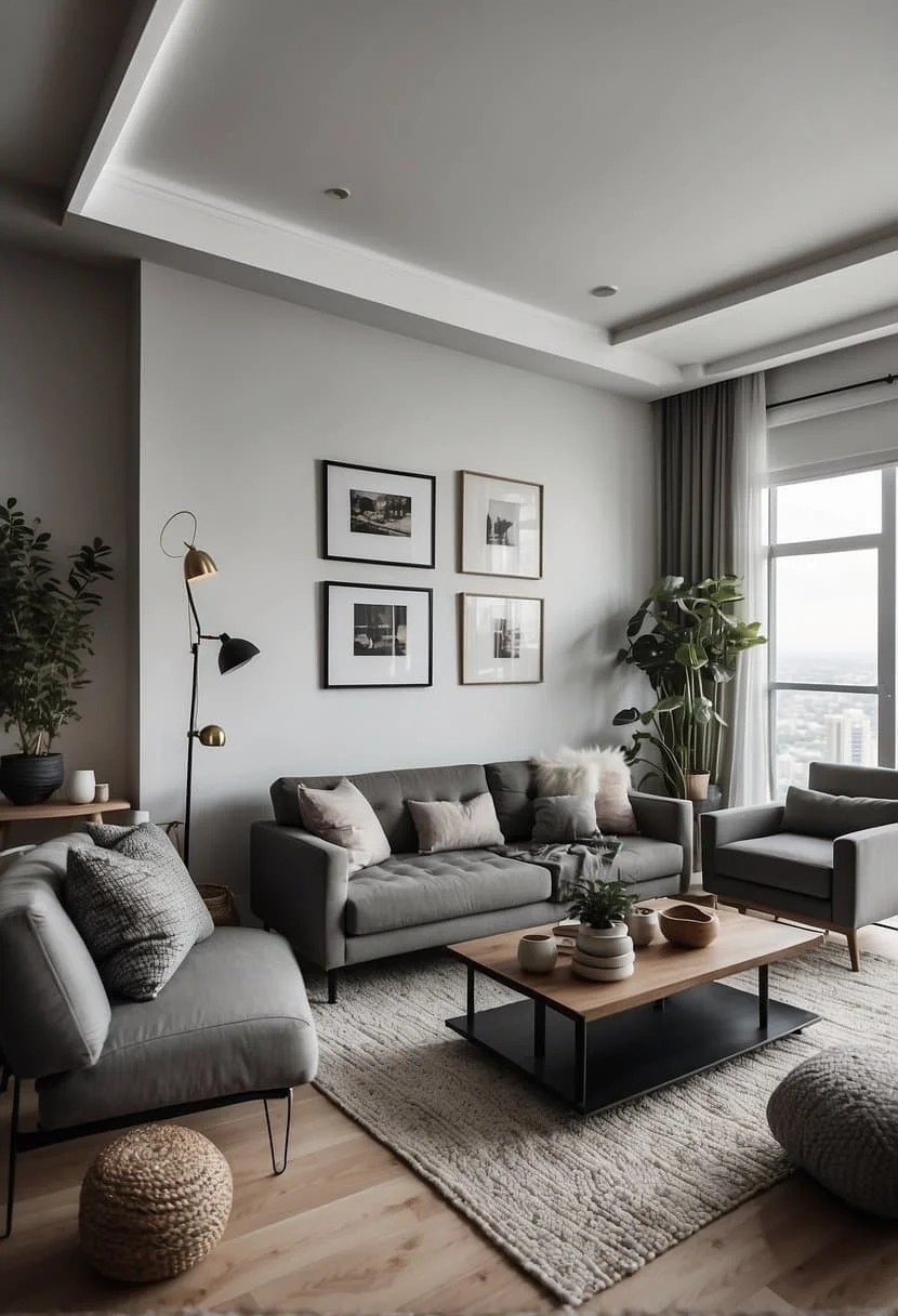 Use a Monochromatic Palette in Your Small Living Room for Cohesion