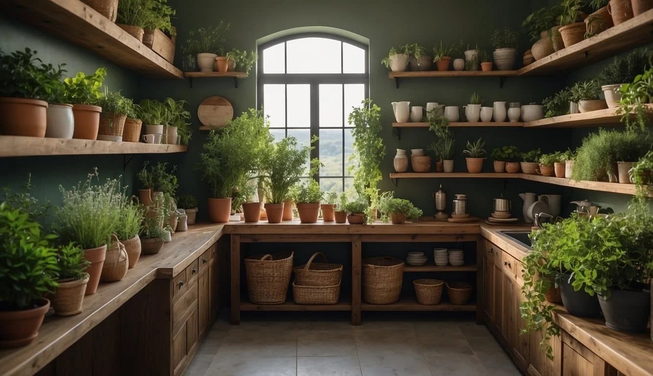 Incorporate a Butler’s Pantry Herb Garden