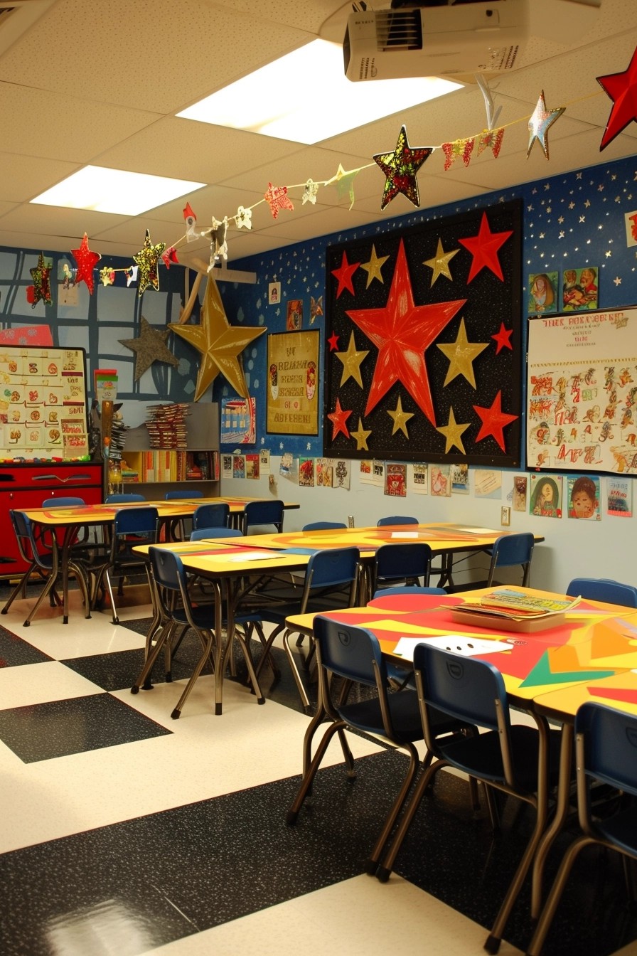 Hollywood-Themed Elementary Classroom