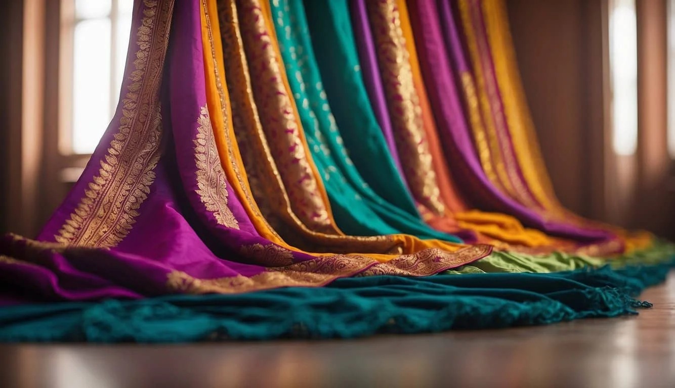 Indian Sari Fabric Drapes