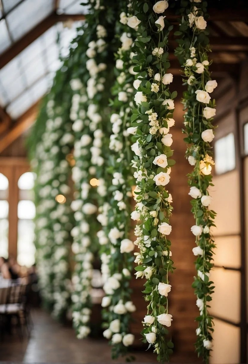 A Spring Wedding with A Flower Crown for The Bride