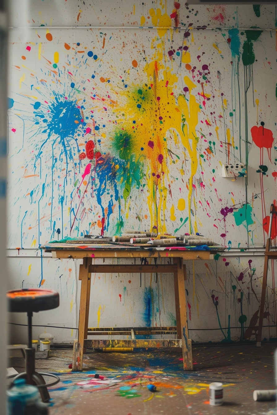 Colorful Paint Splatters