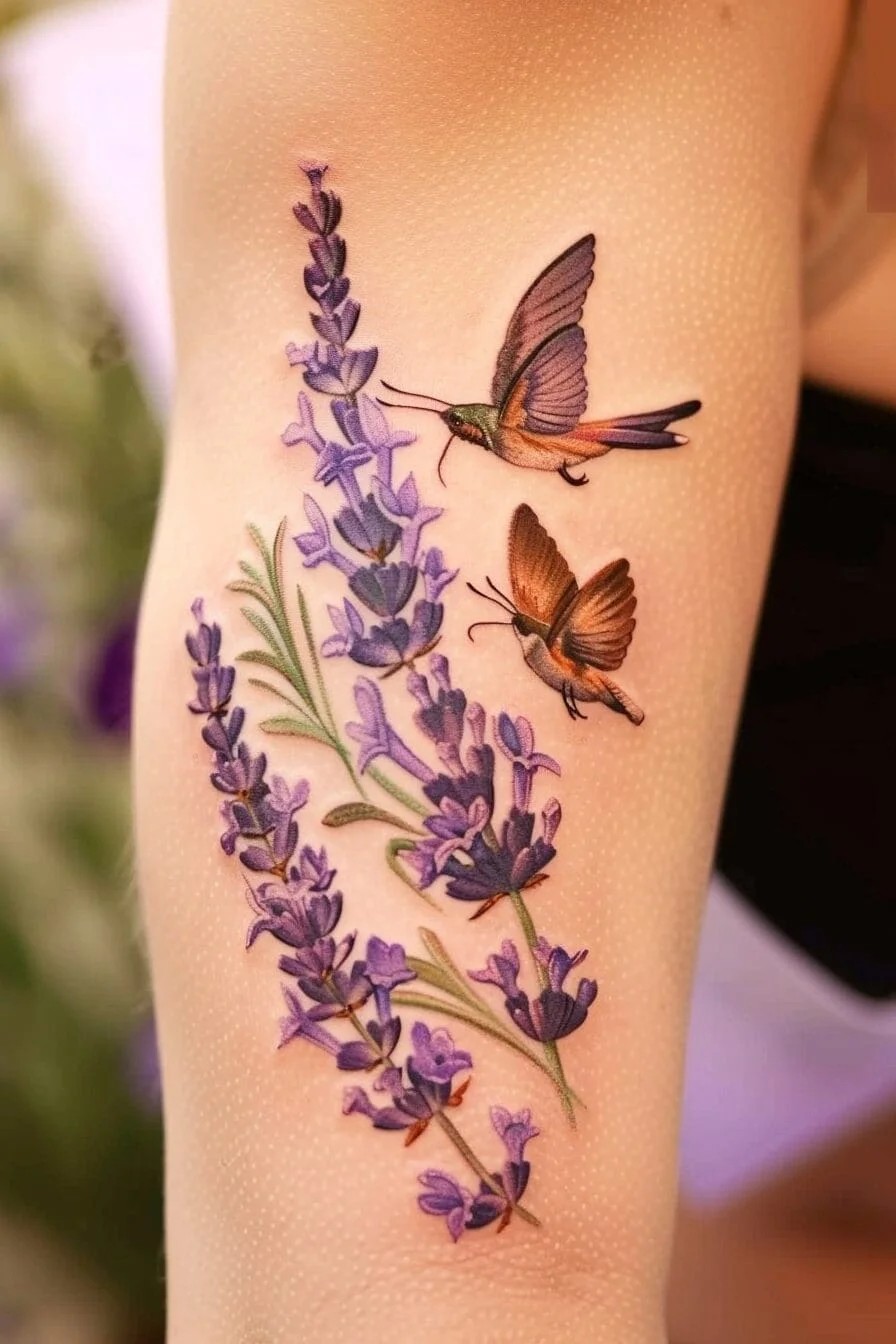 Lavender with Birds or Butterflies