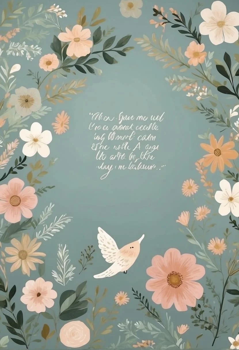 Sweet Quote or Lullaby Lyrics on A Nursery Accent Wall