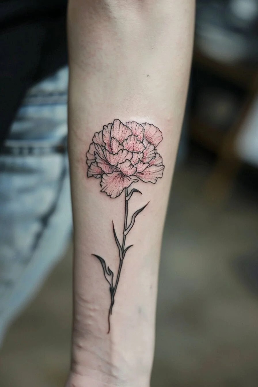 Carnation Tattoo