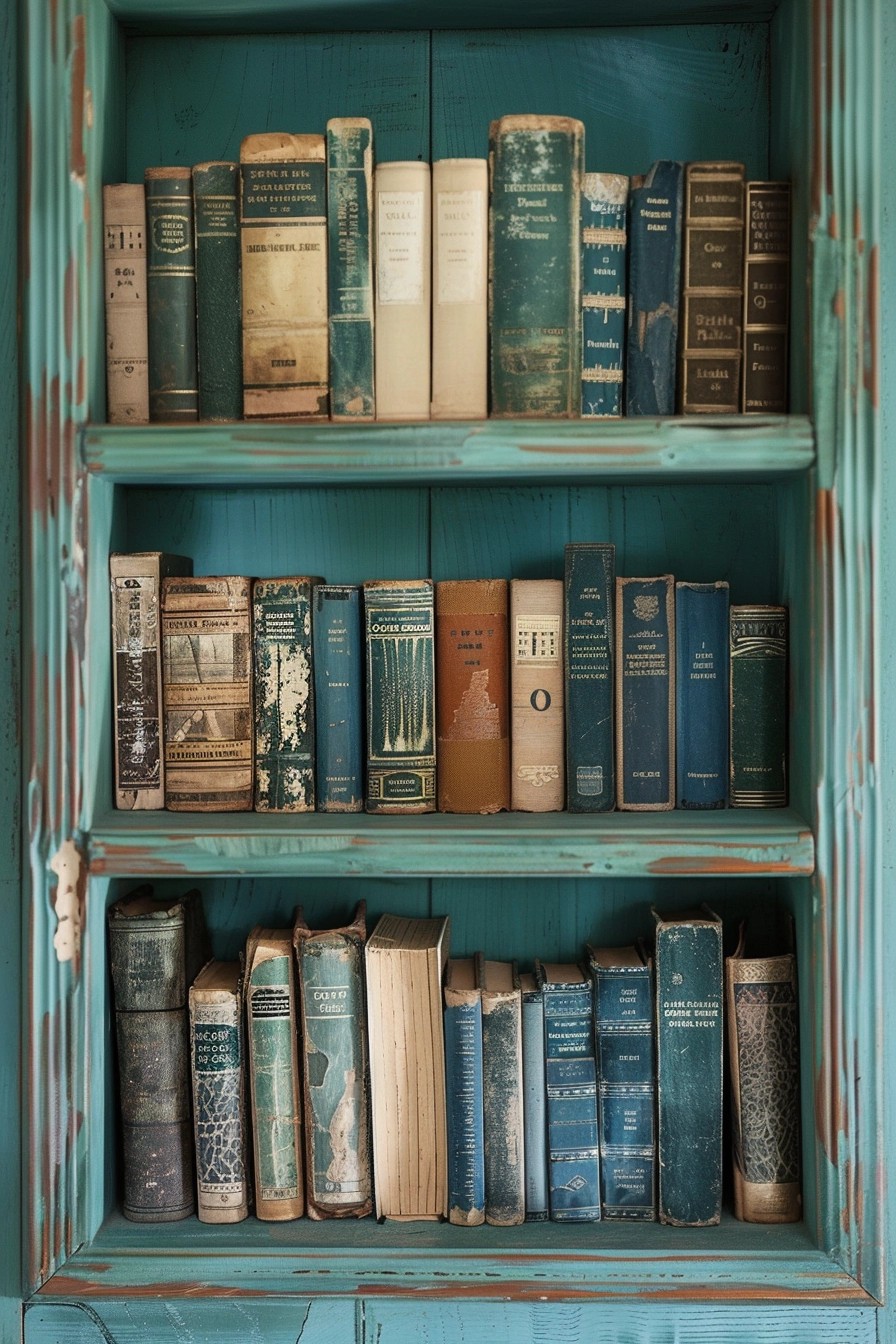 Cover Textbooks for Shelf Decor