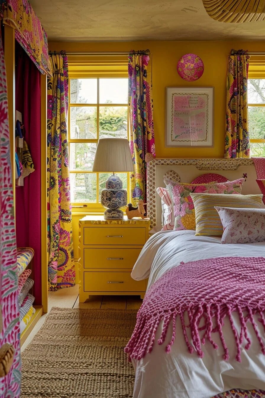 Yellow and Pink Playful Palette